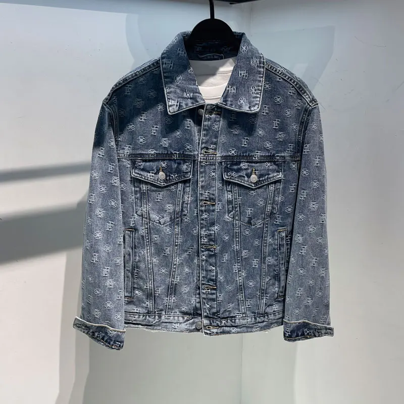 Модная весенне-осенняя мужская повседневная джинсовая куртка с воротником, универсальная молодежная верхняя одежда для пар, прямой крой, прямой подол
Модная весенне-осенняя мужская повседневная джинсовая куртка с воротником, универсальная молодежная верхняя одежда для пар, прямой крой, прямой подол