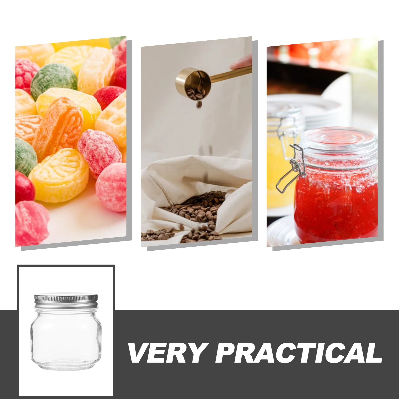 3Pcs Clear Glass Jam Jars with Lids Sealed Honey Syrup Storage Containers Food Preserving Mason Jars Kitchen Household Storage
3Pcs Clear Glass Jam Jars with Lids Sealed Honey Syrup Storage Containers Food Preserving Mason Jars Kitchen Household Storage