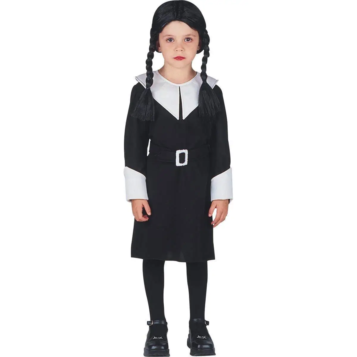 Wednesday Adams Medieval Lolita Gothic Girl Princess Dress Halloween Costume for Kid Cosplay Anime Masquerade Carnival Disguise
Wednesday Adams Medieval Lolita Gothic Girl Princess Dress Halloween Costume for Kid Cosplay Anime Masquerade Carnival Disguise