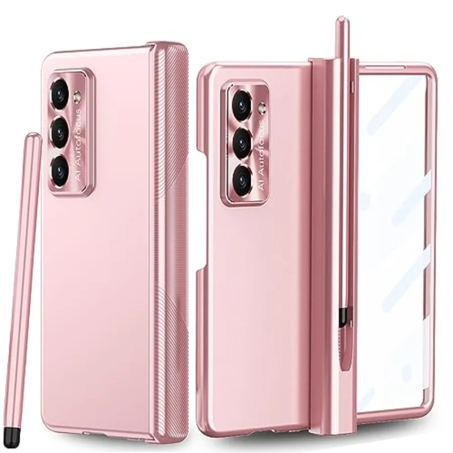 Designed for Samsung Galaxy Z Fold 5 Case with S Pen and S Pen Holder Creative Two Hinge Protection and Front Screen Protector
Designed for Samsung Galaxy Z Fold 5 Case with S Pen and S Pen Holder Creative Two Hinge Protection and Front Screen Protector