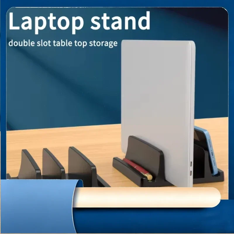 2026 Vertical Laptop Stand For Desk,Dual Slots Plastic Laptop Holder With Space Saving Design,Laptop Stand Supports New
2026 Vertical Laptop Stand For Desk,Dual Slots Plastic Laptop Holder With Space Saving Design,Laptop Stand Supports New