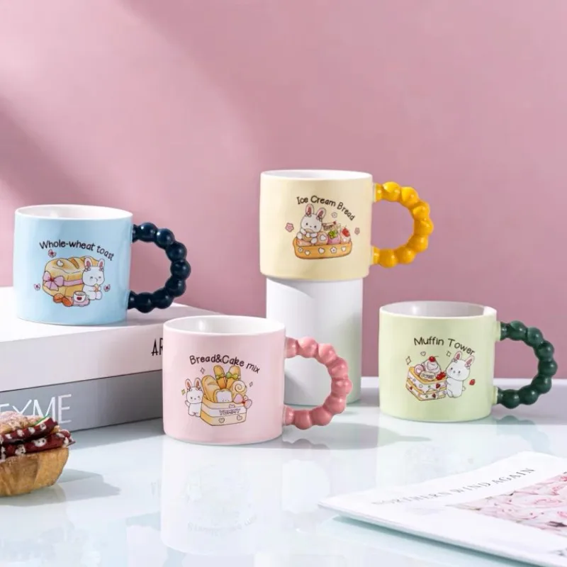 Cute Rabbit Ceramic Mug with Hand Gifts, High-appearance Water Cup, Personality, Home Breakfast Cup, Activities with Hand Gifts
Cute Rabbit Ceramic Mug with Hand Gifts, High-appearance Water Cup, Personality, Home Breakfast Cup, Activities with Hand Gifts