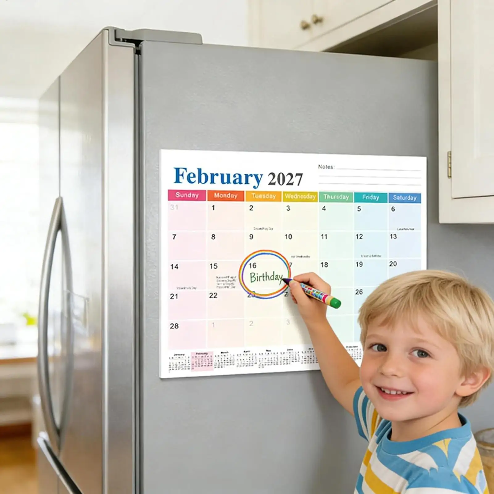 Calendar For Fridge 18 Month Family Planner 2026-2027 Magnetic Calendar For Refrigerator For School Traveling Work Apartment
Calendar For Fridge 18 Month Family Planner 2026-2027 Magnetic Calendar For Refrigerator For School Traveling Work Apartment