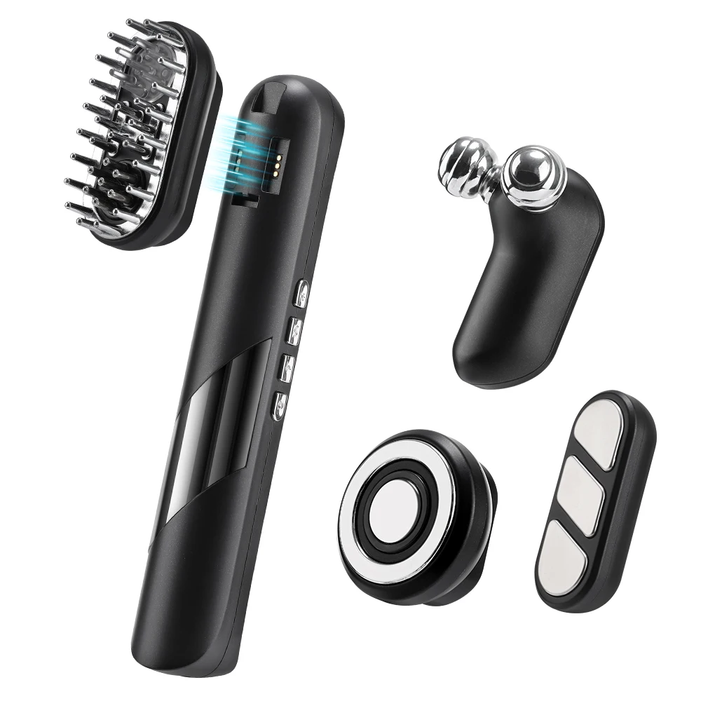 Многофункциональная электрическая массажная расческа 4 в 1, EMS, массажер для кожи головы, красный свет, вибрационная расческа для волос для всего тела, укрепляющий массаж лица
Многофункциональная электрическая массажная расческа 4 в 1, EMS, массажер для кожи головы, красный свет, вибрационная расческа для волос для всего тела, укрепляющий массаж лица