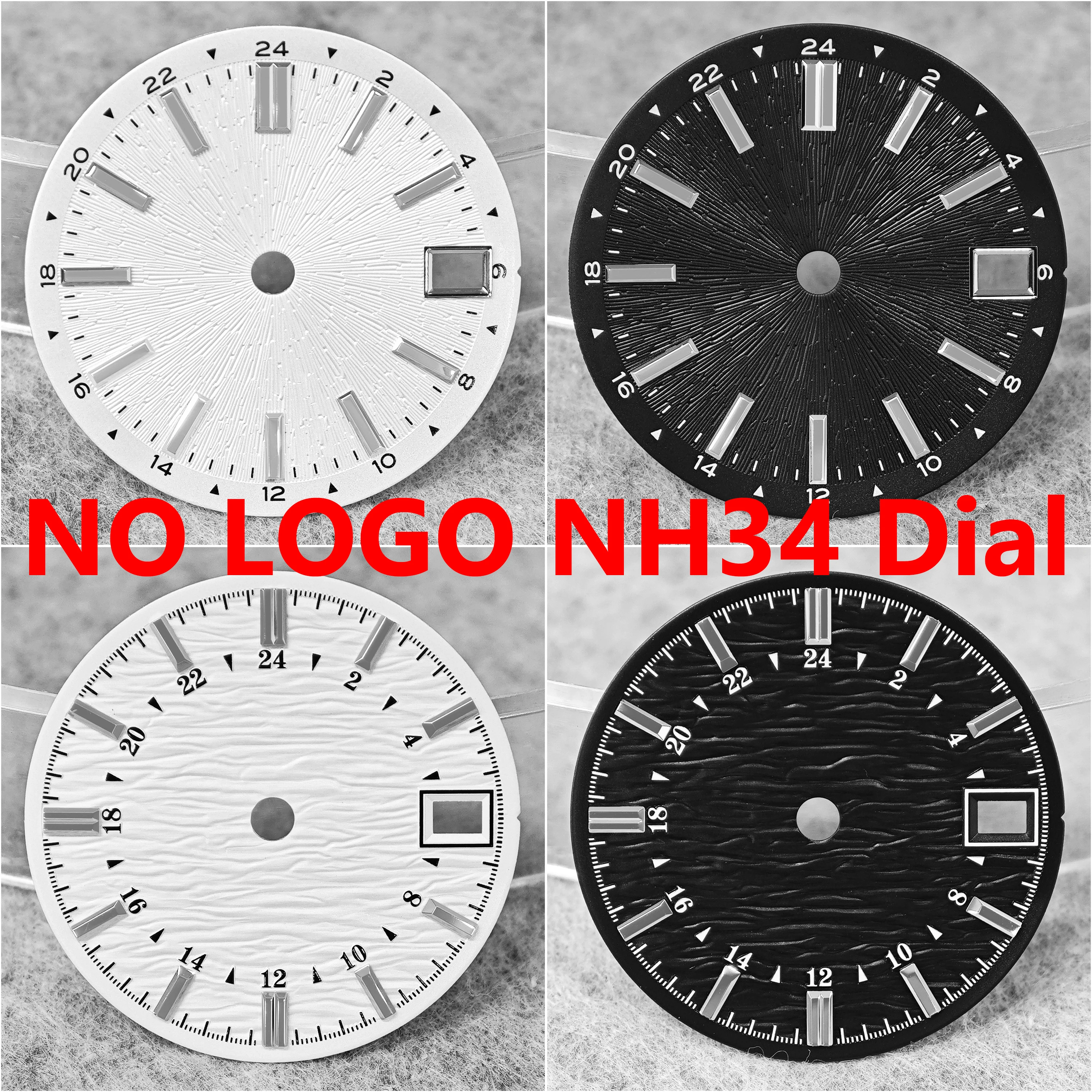 Циферблат NH34, стерильный циферблат, подходит для механизма NH34GMT/циферблата без логотипа механизма NH35
Циферблат NH34, стерильный циферблат, подходит для механизма NH34GMT/циферблата без логотипа механизма NH35