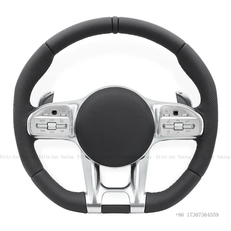 Steering Wheel Fit For Mercedes Benz AMG W205 W213 W166 W177 W212 W222 GLE GLC GLS C63 G63S A/B/C/E/S/G/V Class Car Accessories
Steering Wheel Fit For Mercedes Benz AMG W205 W213 W166 W177 W212 W222 GLE GLC GLS C63 G63S A/B/C/E/S/G/V Class Car Accessories