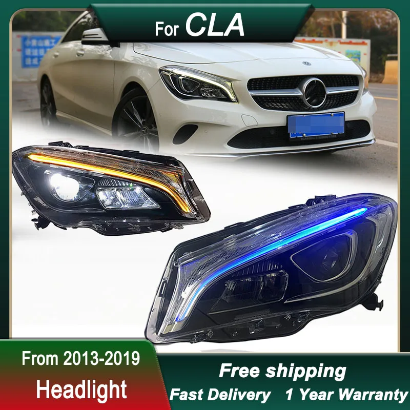 Автомобильные фары для Mercedes-Benz CLA W117 180 200 220 250 13-19, полная яркость DRL, динамическая сигнальная лампа, передняя лампа в сборе
Автомобильные фары для Mercedes-Benz CLA W117 180 200 220 250 13-19, полная яркость DRL, динамическая сигнальная лампа, передняя лампа в сборе