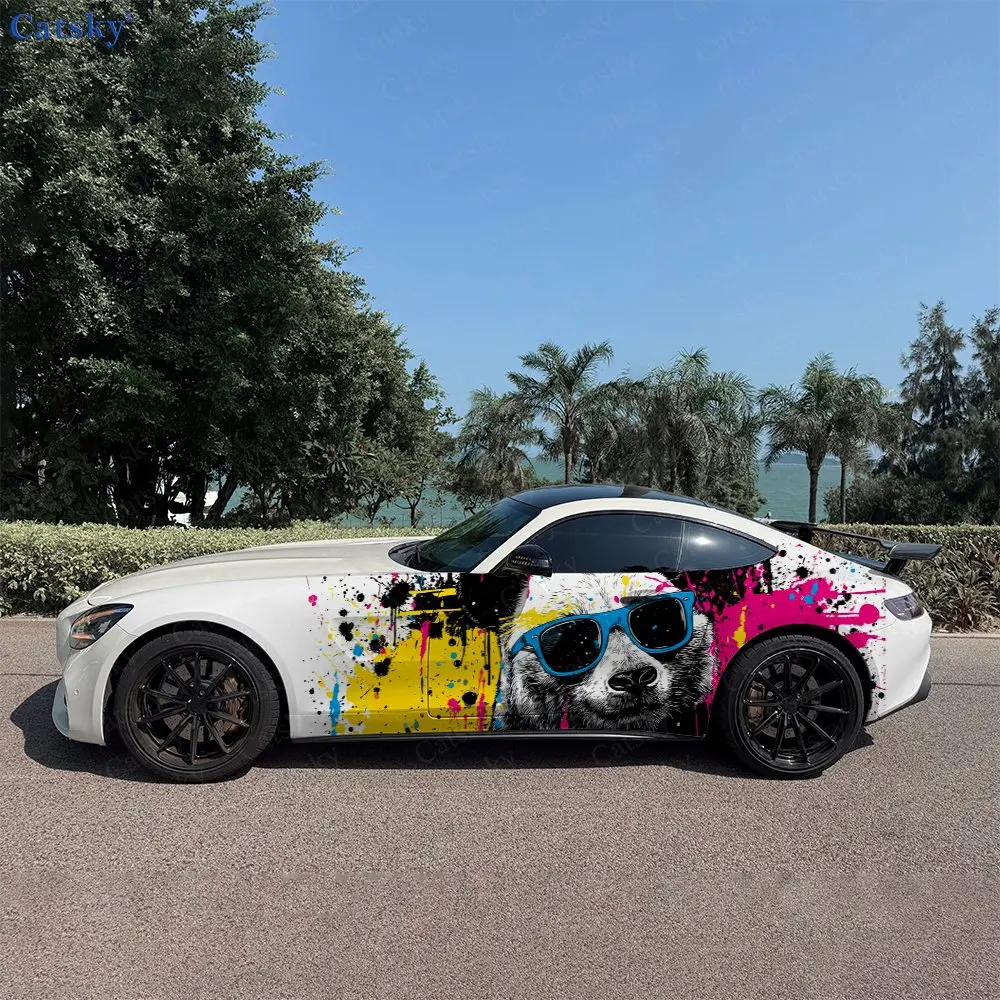 2pcs Graffiti Panda Sticker, Durable, Fade-resistant, Enhance The Beauty Of Your Vehicle Bold Art Design Car Vinyl Wrap
2pcs Graffiti Panda Sticker, Durable, Fade-resistant, Enhance The Beauty Of Your Vehicle Bold Art Design Car Vinyl Wrap