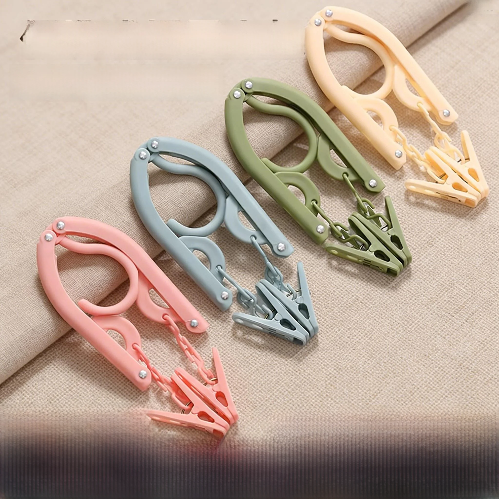 Portable Collapsible Clothes Hanger with Clip Travel Essential Hotel Dormitory Student Outdoors Drying Rack Foldable Plastic
Portable Collapsible Clothes Hanger with Clip Travel Essential Hotel Dormitory Student Outdoors Drying Rack Foldable Plastic