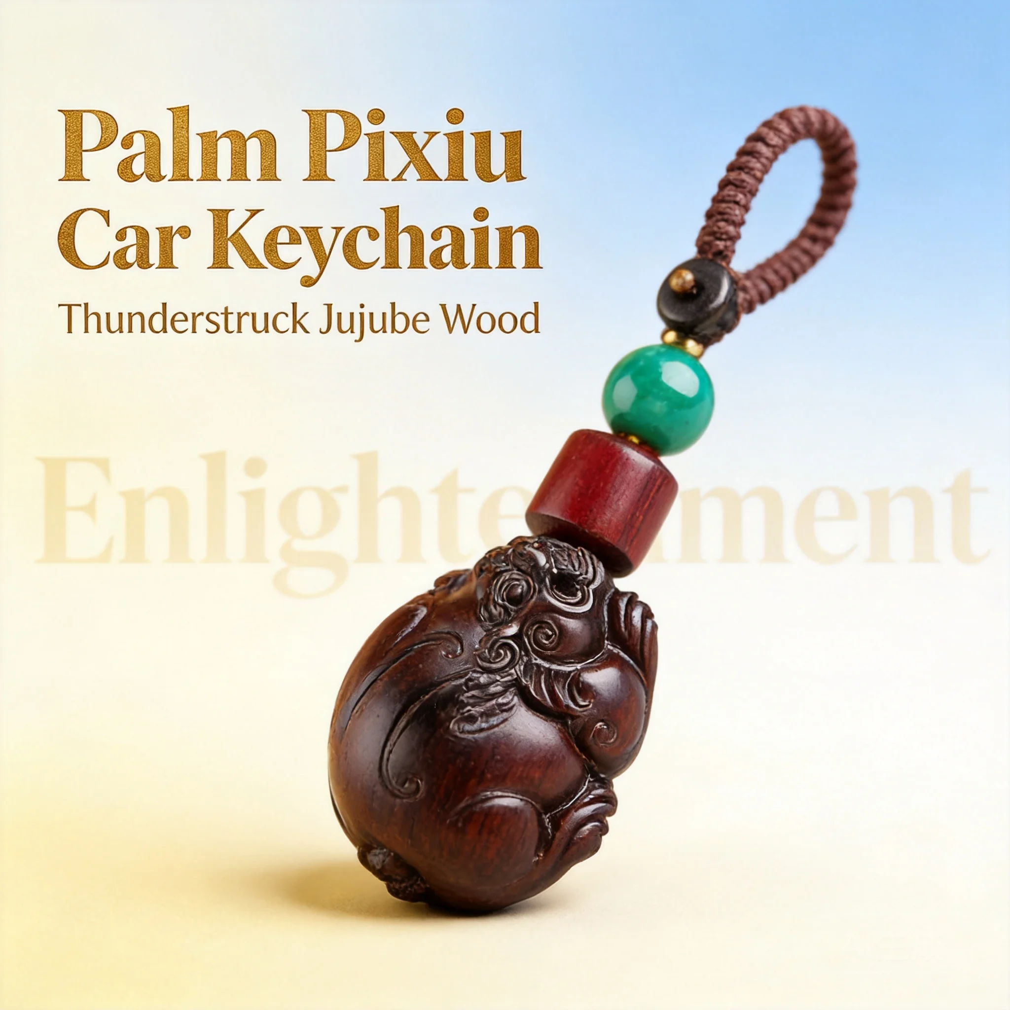 2026 Chinese Style Thunderstruck Jujube Wood Pixiu Car Keychain Lucky Hanging Pendant For Car Key Bag Backpack Decor Accessories
2026 Chinese Style Thunderstruck Jujube Wood Pixiu Car Keychain Lucky Hanging Pendant For Car Key Bag Backpack Decor Accessories