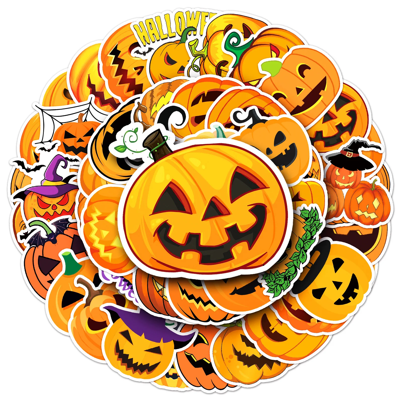 10/50PCS Cartoon Cool Pumpkin Head Cool Stickers Halloween Personalized Creative Doodle Decal Kids Toy for Motorcycle Bicycle
10/50PCS Cartoon Cool Pumpkin Head Cool Stickers Halloween Personalized Creative Doodle Decal Kids Toy for Motorcycle Bicycle