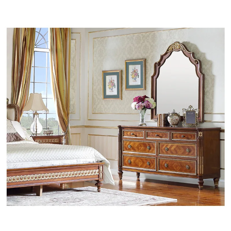 European-style birch long chest cabinet, locker, French dressing table, bedroom dresser, chest cabinet, partition cabinet
European-style birch long chest cabinet, locker, French dressing table, bedroom dresser, chest cabinet, partition cabinet
