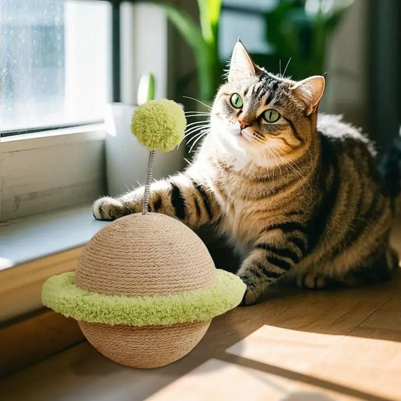 Sisal Ball Cat Scratcher Cat Toy Balls Scratcher Self-Entertainment Pet Exercise Toy For Home Furniture Protection
Sisal Ball Cat Scratcher Cat Toy Balls Scratcher Self-Entertainment Pet Exercise Toy For Home Furniture Protection
