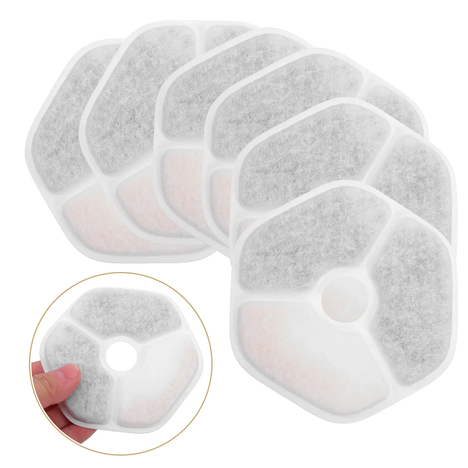 6pcs Cat Water Fountain Filter Pet Drinking Fountain Filter For Cats Filtration Cores Replacement Part For Improving Water Taste
6pcs Cat Water Fountain Filter Pet Drinking Fountain Filter For Cats Filtration Cores Replacement Part For Improving Water Taste