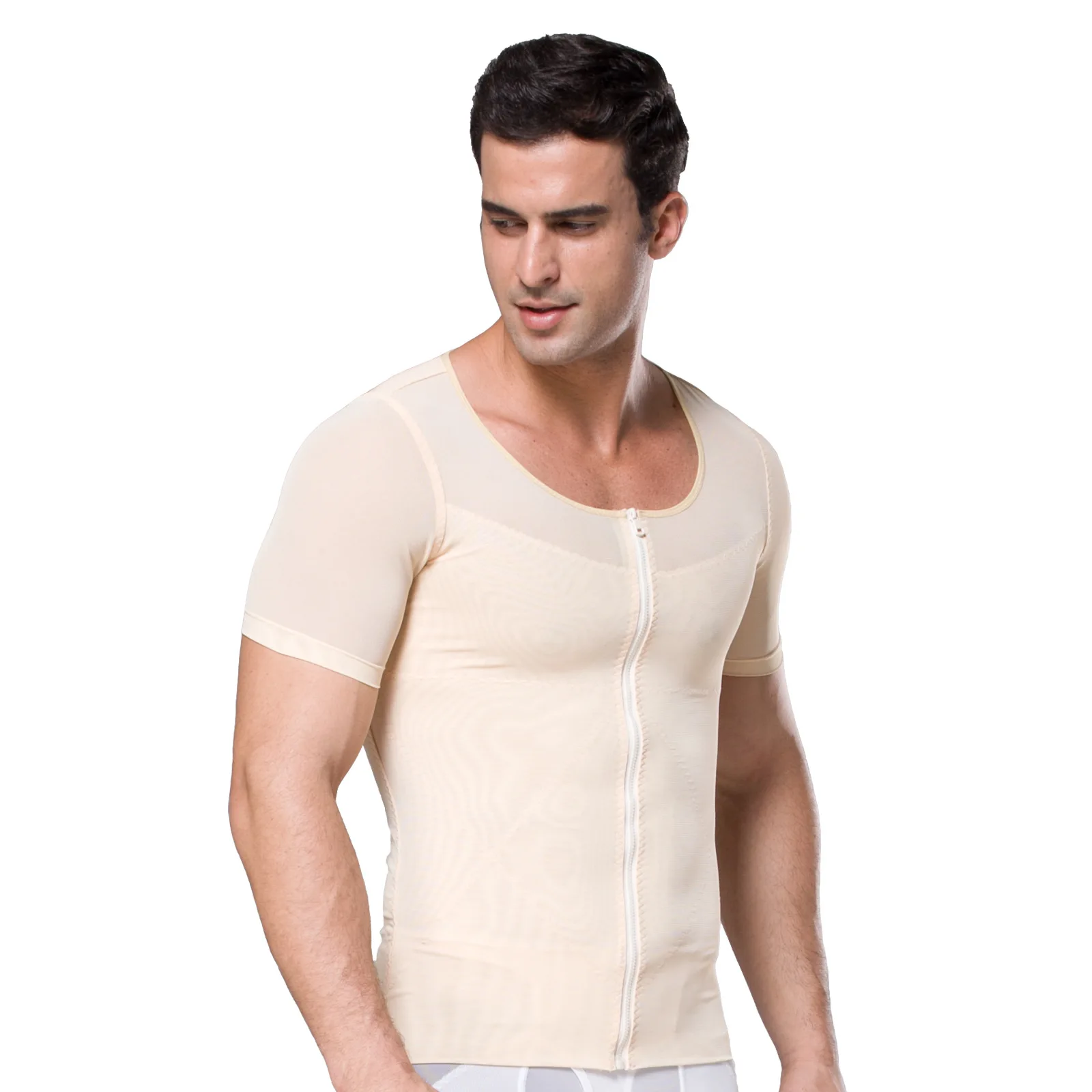 Men's Compression Shirt Seamless Short Sleeve Tank Top Body Shaper Slimming T-Shirt Athletic Sports Running Shaperwear
Men's Compression Shirt Seamless Short Sleeve Tank Top Body Shaper Slimming T-Shirt Athletic Sports Running Shaperwear
