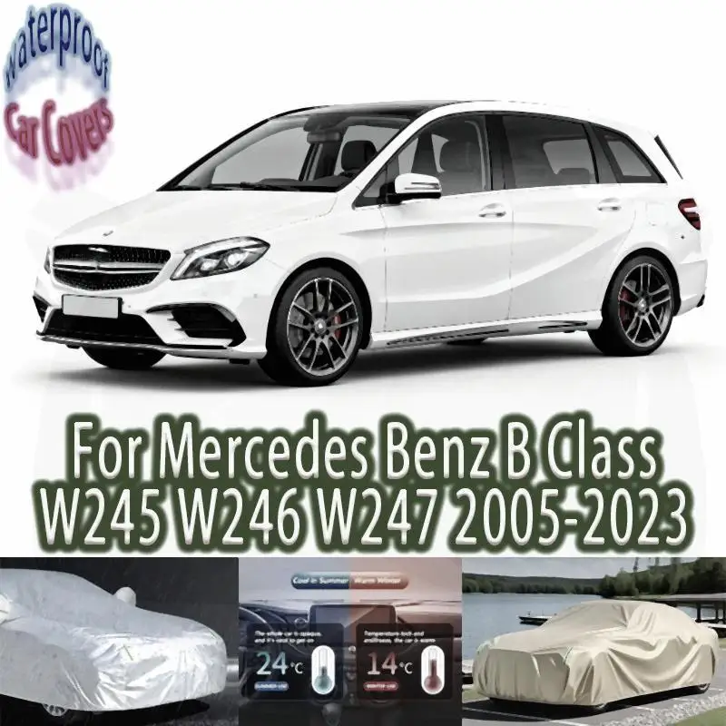 Для Mercedes Benz B Class 2005 2023, уличная защита, водонепроницаемый, пылезащитный, полностью аналогичный солнцезащитный козырек, снежный чехол, автомобильные чехлы
Для Mercedes Benz B Class 2005 2023, уличная защита, водонепроницаемый, пылезащитный, полностью аналогичный солнцезащитный козырек, снежный чехол, автомобильные чехлы