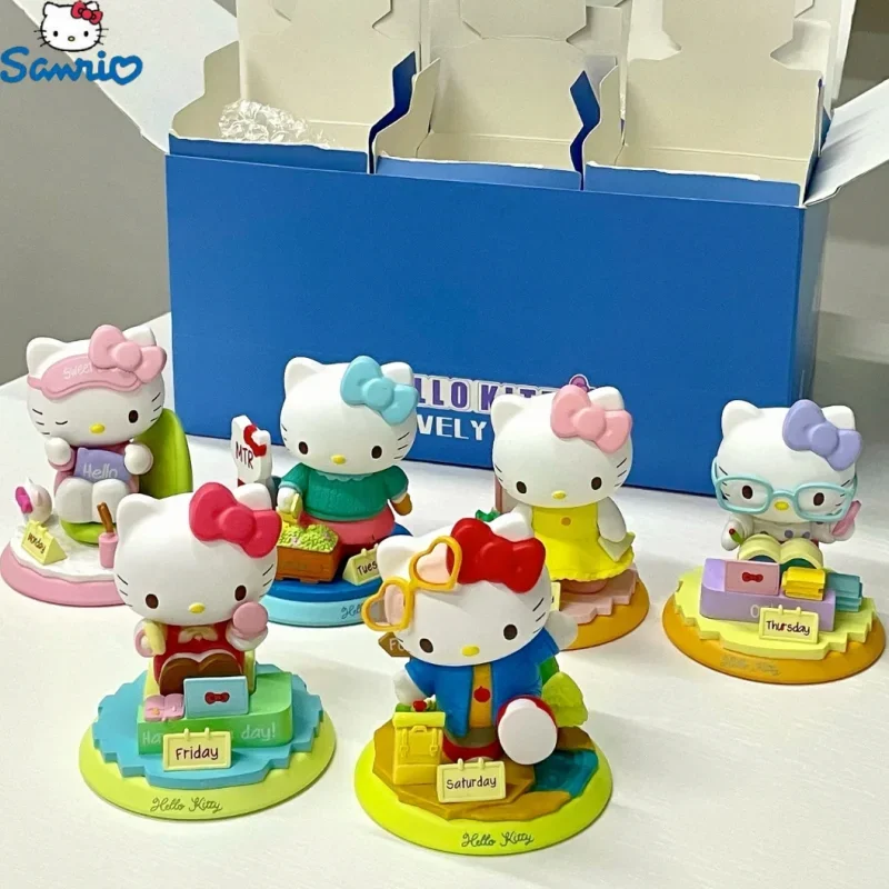 Sanrio Hello Kitty Blind Box Toys Lovely Week Anime Action Figures Doll Desktop Ornamentr Collection Home Decor Birthday Gifts
Sanrio Hello Kitty Blind Box Toys Lovely Week Anime Action Figures Doll Desktop Ornamentr Collection Home Decor Birthday Gifts