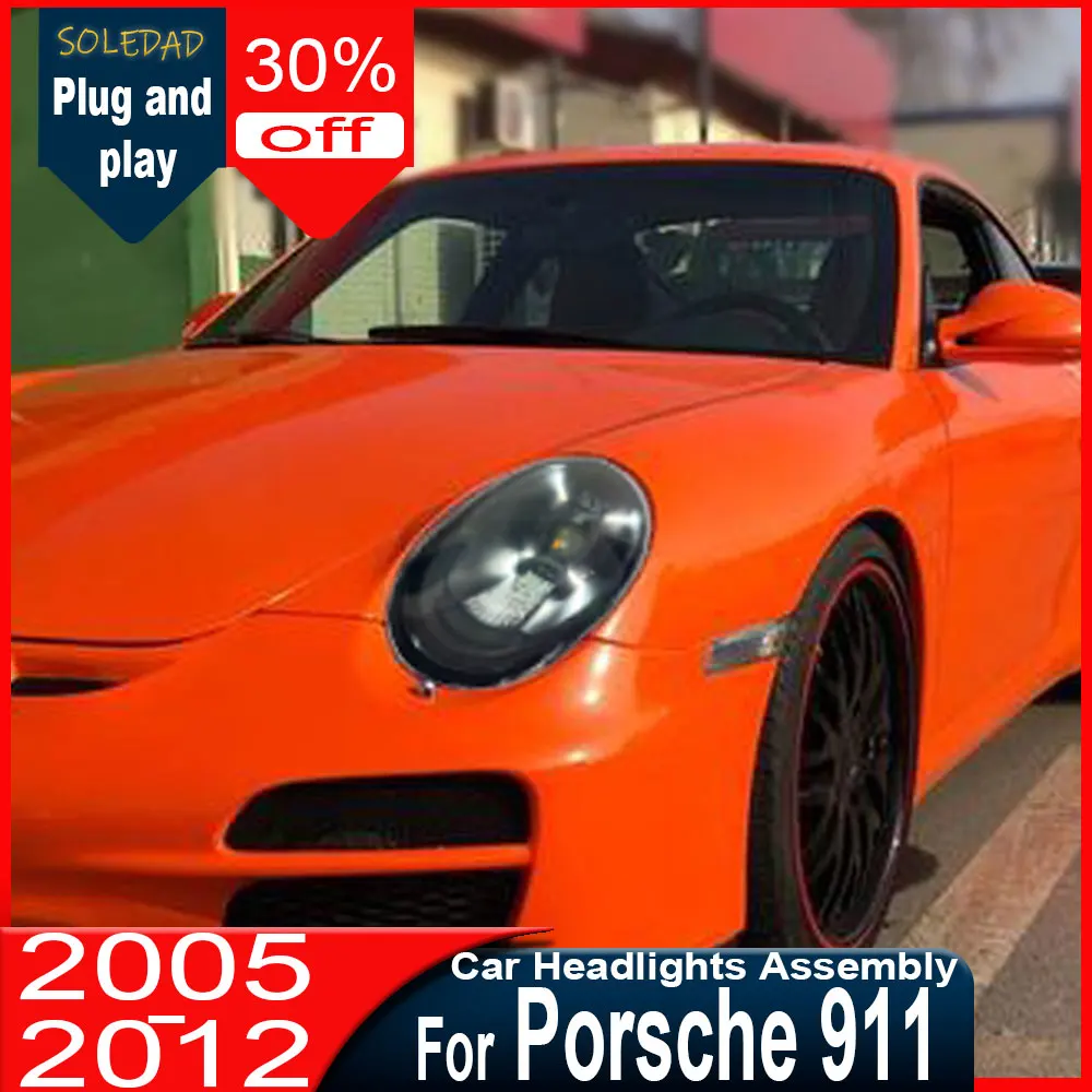 Car Accessories LED Head Lamp for Porsche 997 2005 2006 2007 2008 2009 2010 2011 Turn Signal Lights Clear Headlight
Car Accessories LED Head Lamp for Porsche 997 2005 2006 2007 2008 2009 2010 2011 Turn Signal Lights Clear Headlight