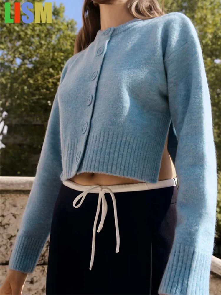 LISM Women's Knitwear Fall-Winter Knitted Sweater with Side Slit Design women's winter clothes y2k hoodies sweatshirt 2025
LISM Women's Knitwear Fall-Winter Knitted Sweater with Side Slit Design women's winter clothes y2k hoodies sweatshirt 2025