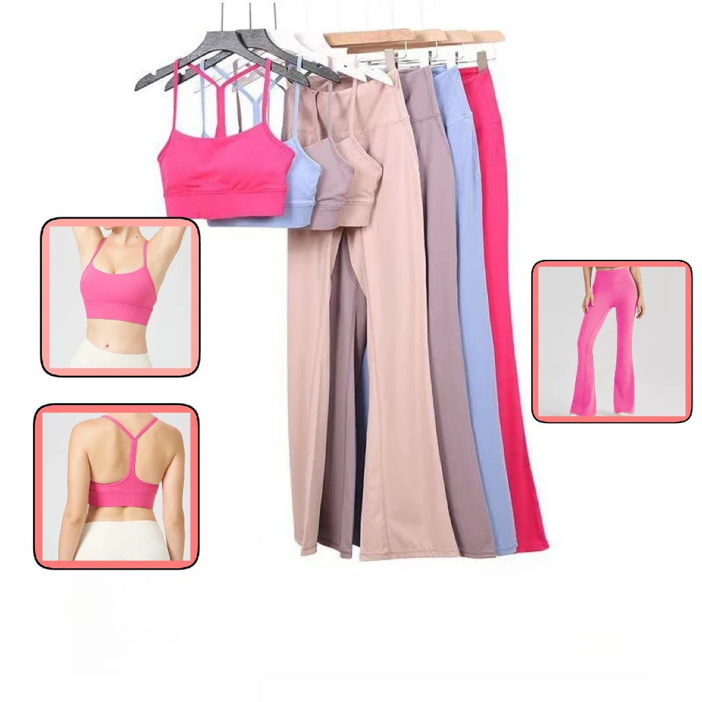 Women Set Flared Sleeve Y Neck Vest Set Long Sleeve Sculpting Jacket Stretchy High Performance Running Outdoor Gym Yoga Outfit
Women Set Flared Sleeve Y Neck Vest Set Long Sleeve Sculpting Jacket Stretchy High Performance Running Outdoor Gym Yoga Outfit