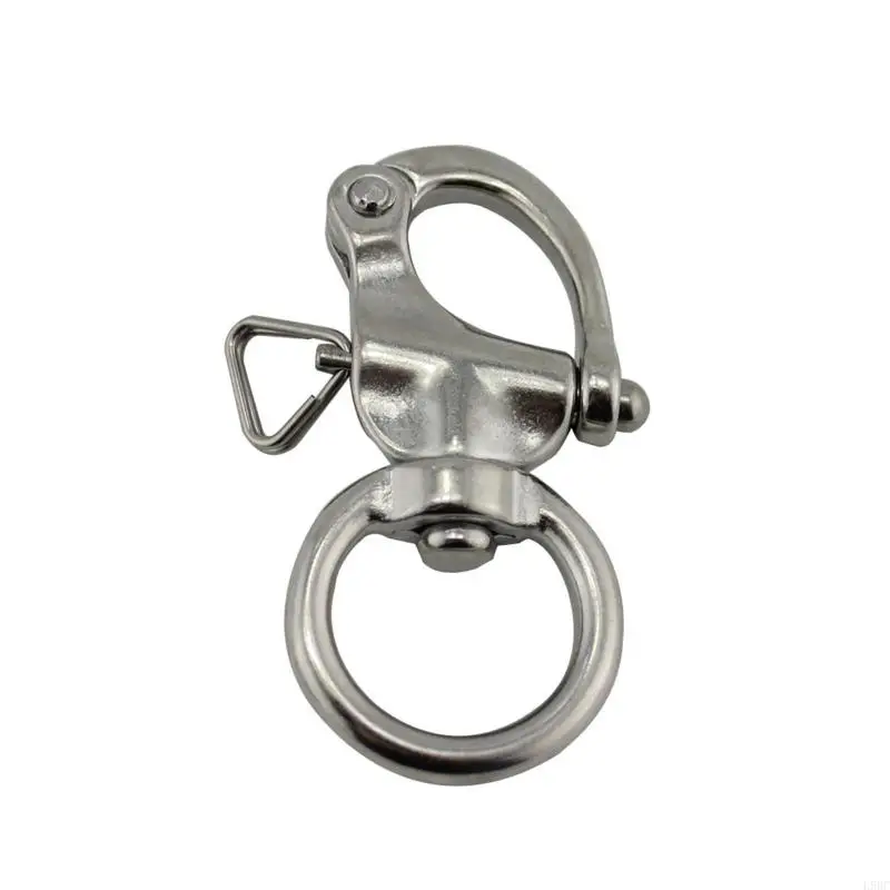 L9BC D Ring Type Hook Rotary Shackle 316 Stainless Steel Quick Release Boat Anchor Chain Eye Shackle
L9BC D Ring Type Hook Rotary Shackle 316 Stainless Steel Quick Release Boat Anchor Chain Eye Shackle