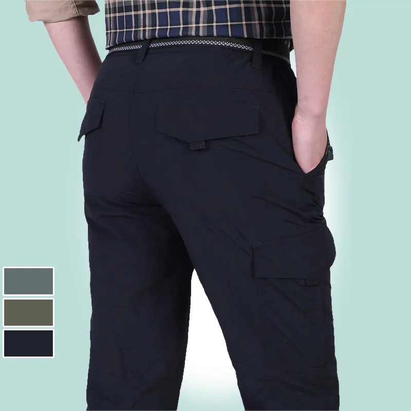 Army Military Tactical Cargo Pants Men Waterproof Breathable Lightweight Quick Dry Long Trousers Male Casual Slim Thin Trousers
Army Military Tactical Cargo Pants Men Waterproof Breathable Lightweight Quick Dry Long Trousers Male Casual Slim Thin Trousers