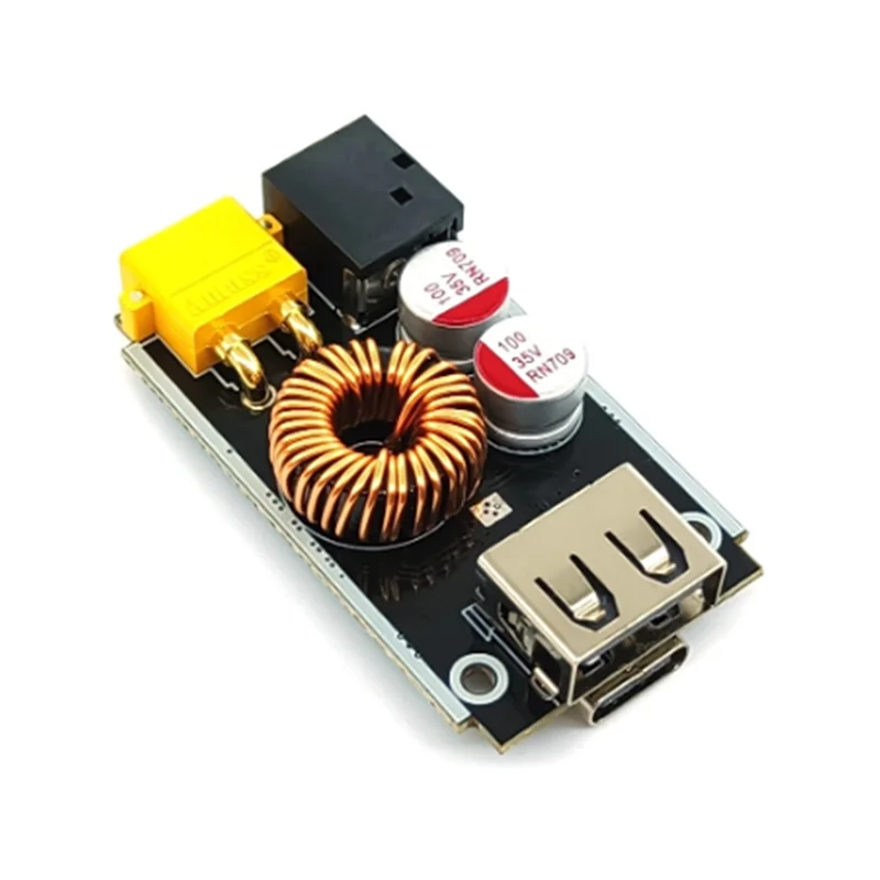 N11R Мощный модуль USB Type C мощностью 65 Вт постоянного тока 9 В-35 В для быстрой зарядки, поддерживает технологии QC4.0 PD2.0/3.0
N11R Мощный модуль USB Type C мощностью 65 Вт постоянного тока 9 В-35 В для быстрой зарядки, поддерживает технологии QC4.0 PD2.0/3.0