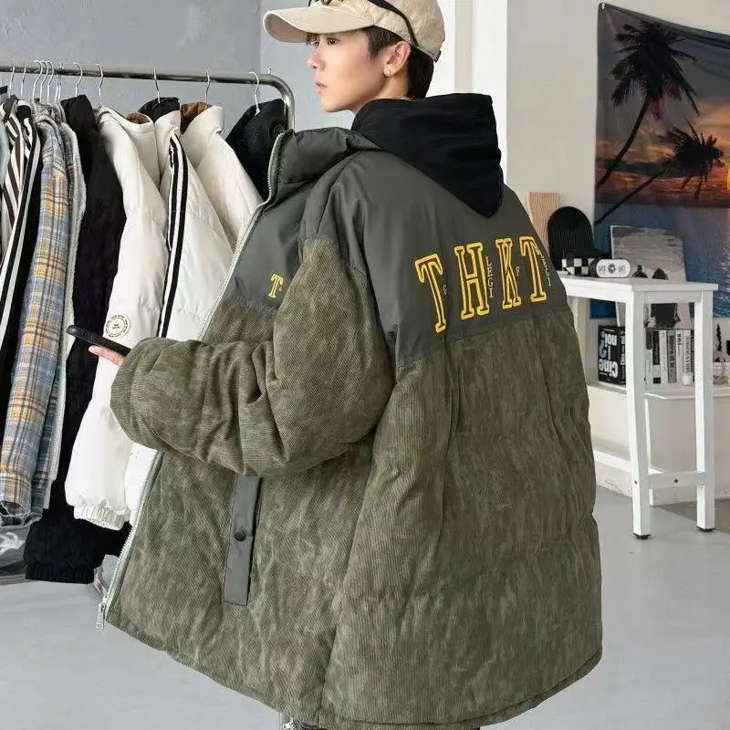 Хлопковая куртка в гонконгском стиле, мужская зимняя куртка из плотного хлопка, трендовая свободная и универсальная хлопковая куртка с хлебом
Хлопковая куртка в гонконгском стиле, мужская зимняя куртка из плотного хлопка, трендовая свободная и универсальная хлопковая куртка с хлебом