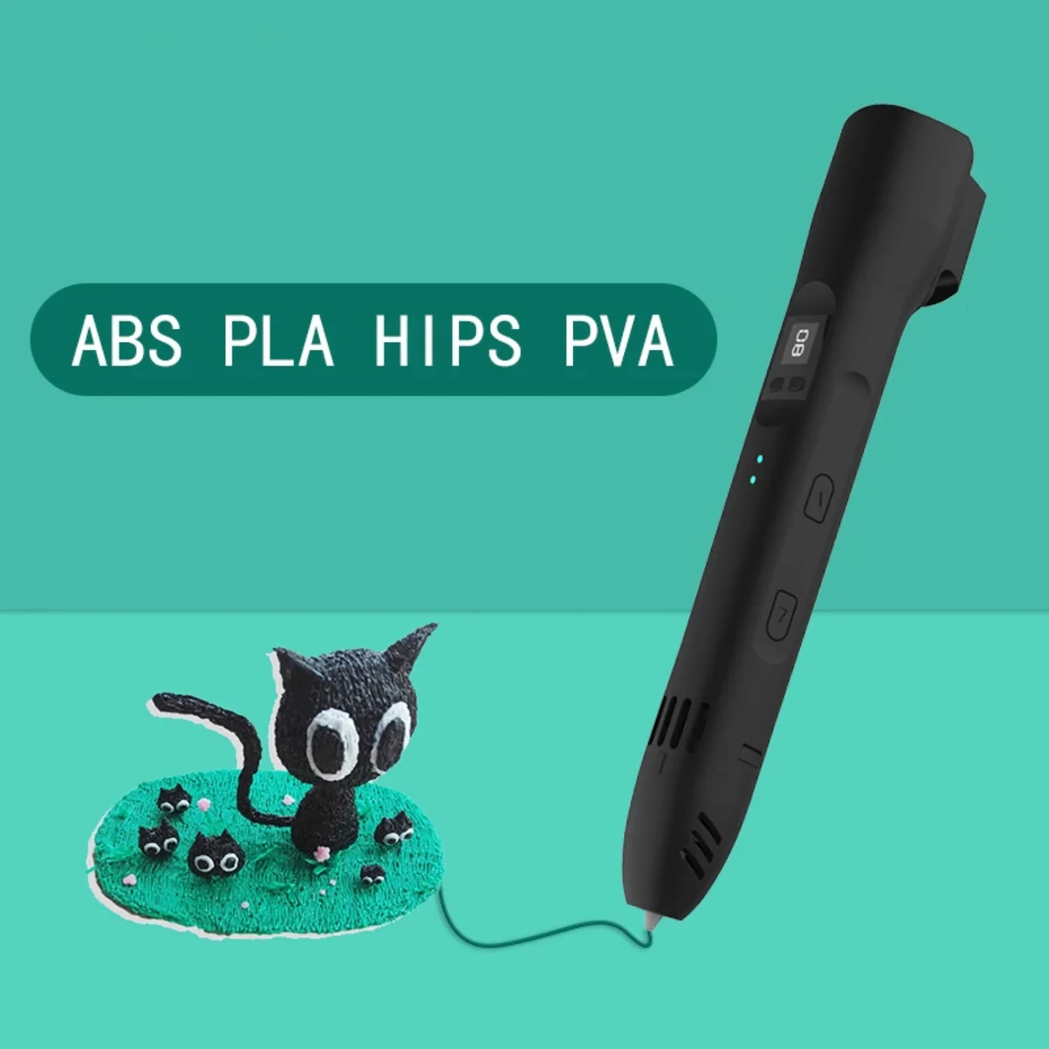 3D-ручка поддерживает ABS PLA HIPS PVA, диапазон 60–265 градусов Цельсия, регулируемая температура, ЖК-дисплей, 8-скоростное регулирование
3D-ручка поддерживает ABS PLA HIPS PVA, диапазон 60–265 градусов Цельсия, регулируемая температура, ЖК-дисплей, 8-скоростное регулирование