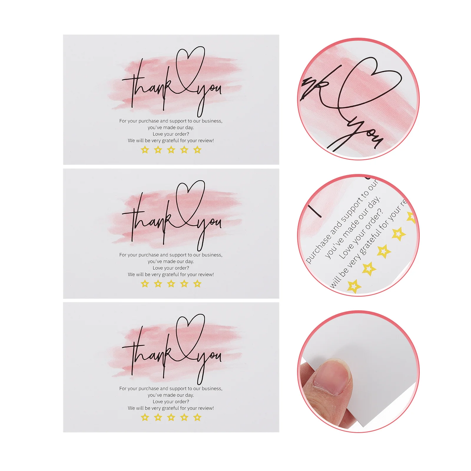 60Pcs Thank You Cards Labels Chic Simple Design Small Business Gift Cards Compact Blank Space for Notes Baby Shower Wedding
60Pcs Thank You Cards Labels Chic Simple Design Small Business Gift Cards Compact Blank Space for Notes Baby Shower Wedding