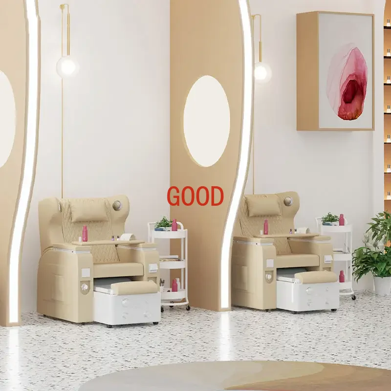 2023 Professional Nail Salon Furniture Tufted Solid Wood Frame Throne Foot Spa Manicure Chair Bench Pedicure Chair
2023 Professional Nail Salon Furniture Tufted Solid Wood Frame Throne Foot Spa Manicure Chair Bench Pedicure Chair
