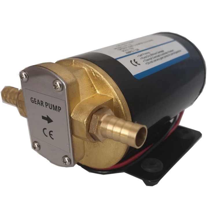 Singflo FP-12 12V Gear Pump 12 LPM 3.2 GPM Self-Priming Oil Water Pump