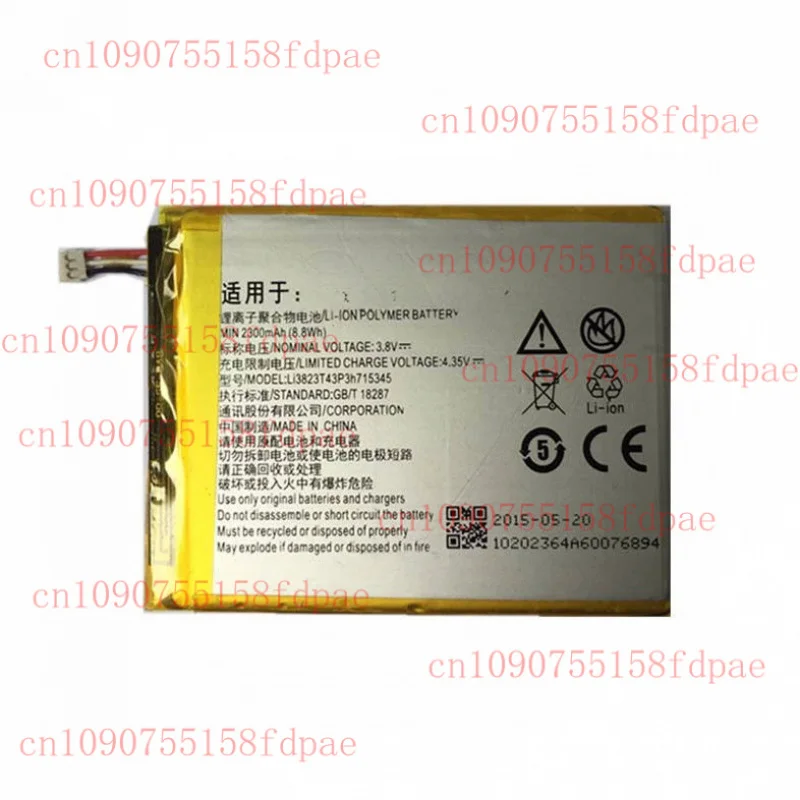 OEM Оригинальный аккумулятор емкостью 2300 мАч LI3823T43P3H 715345 для ZTE Grand S Flex
OEM Оригинальный аккумулятор емкостью 2300 мАч LI3823T43P3H 715345 для ZTE Grand S Flex