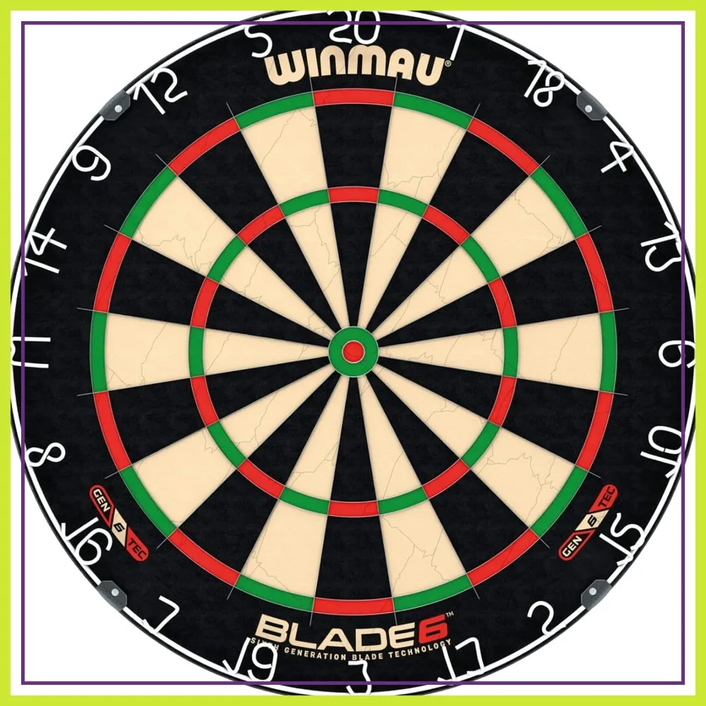 Professional Dart Board with Ultra-Thin Wire System, High-Density Sisal Construction, Official Tournament Size
Professional Dart Board with Ultra-Thin Wire System, High-Density Sisal Construction, Official Tournament Size