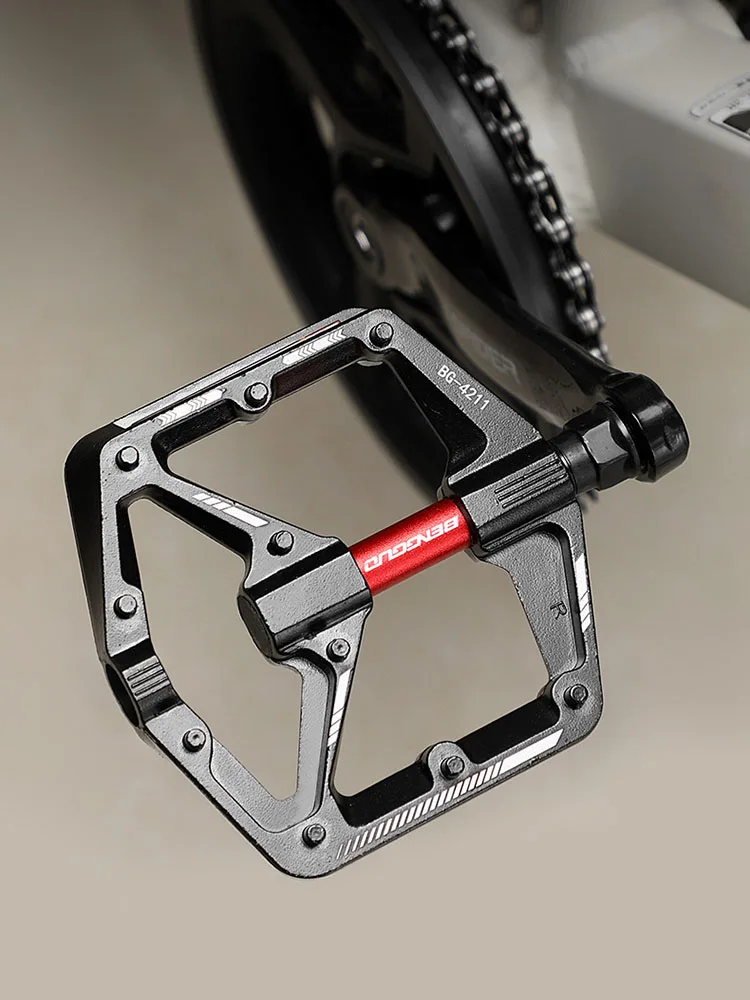 Double DU Bearing MTB Bicycle Pedal with Reflector Bicycle Platform Pedals Aluminum Alloy Cycling Safety Pedals Bike Accessories
Double DU Bearing MTB Bicycle Pedal with Reflector Bicycle Platform Pedals Aluminum Alloy Cycling Safety Pedals Bike Accessories