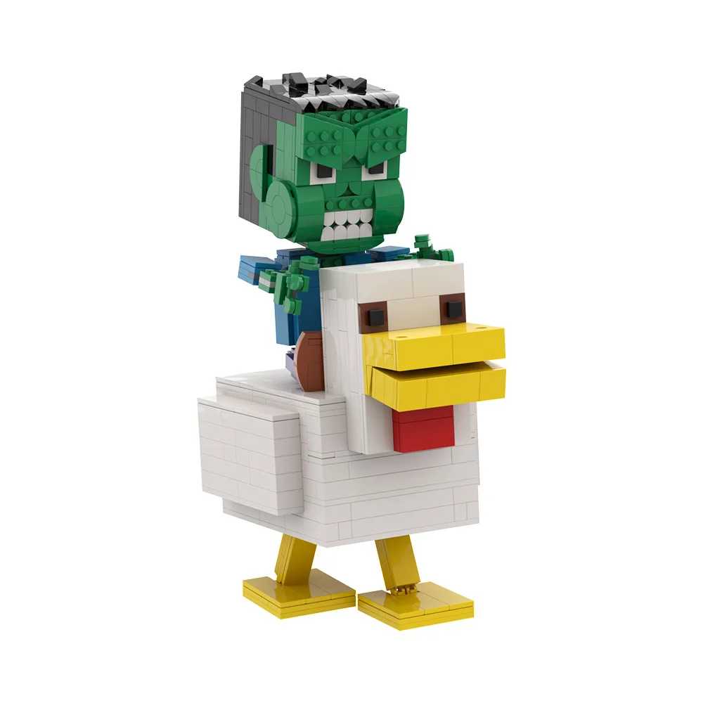 MOC Chicken Jockeys Строительные блоки Minecrafted Game Курица Жокей Модель животного Steve's Lava Chicken Кирпичи Сборка Игрушки Подарки 
MOC Chicken Jockeys Строительные блоки Minecrafted Game Курица Жокей Модель животного Steve's Lava Chicken Кирпичи Сборка Игрушки Подарки