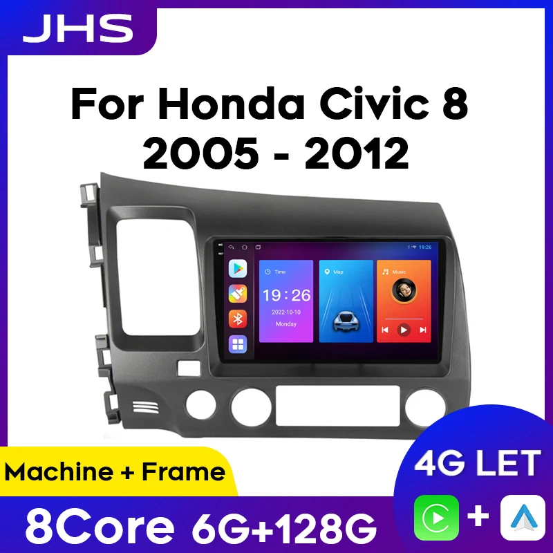 Android Car Radio for Honda Civic 8 2005 - 2012 Multimedia Stereo Video Player Navigation GPS 2 Din 4G Audio DVD
Android Car Radio for Honda Civic 8 2005 - 2012 Multimedia Stereo Video Player Navigation GPS 2 Din 4G Audio DVD