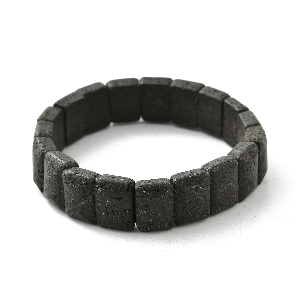 2pcs Natural Lava Rock Bead Stretch Bracelets, 2 Styles Available Rhombus or Rectangle for Women Men, 6cm Approx Inner Diameter
2pcs Natural Lava Rock Bead Stretch Bracelets, 2 Styles Available Rhombus or Rectangle for Women Men, 6cm Approx Inner Diameter