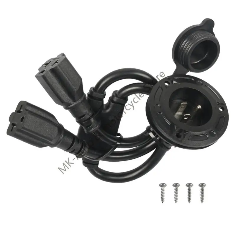 Upgrades Power Cord Double Outlet Power Distribution Box Multiple Purpose Universal Compatibility for Various Devices
Upgrades Power Cord Double Outlet Power Distribution Box Multiple Purpose Universal Compatibility for Various Devices