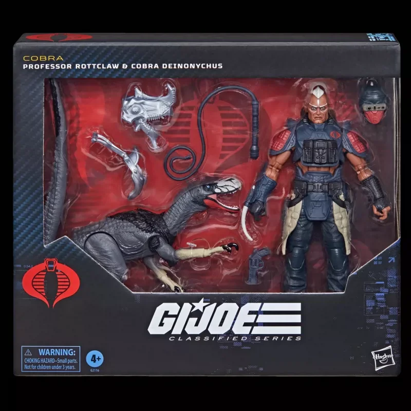 Original G.I. Joe Classified Series #196 Professor Rottclaw & Deinonychus Collectible Action Figure Model Kit Toys Customized
Original G.I. Joe Classified Series #196 Professor Rottclaw & Deinonychus Collectible Action Figure Model Kit Toys Customized