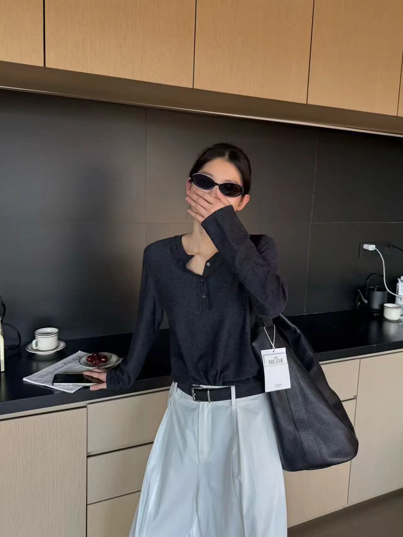 Lilian Early Spring f Open Ne Comfortable Simple High-End Knitted Base irt Women's 53365 Commute Sle Loose Fit Long ...
Lilian Early Spring f Open Ne Comfortable Simple High-End Knitted Base irt Women's 53365 Commute Sle Loose Fit Long ...
