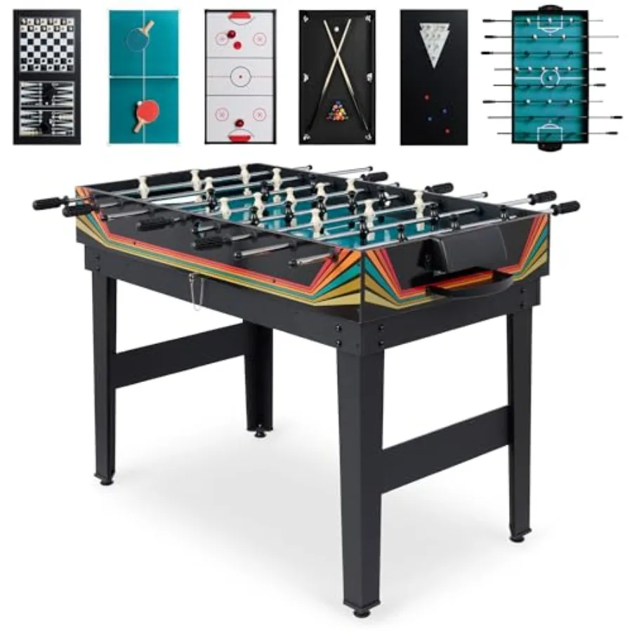 2x4ft 10-in-1 Combo Game Table Set - Hockey, Foosball, Pool & Shuffleboard - Ideal for Home Game Room & Gatherings
2x4ft 10-in-1 Combo Game Table Set - Hockey, Foosball, Pool & Shuffleboard - Ideal for Home Game Room & Gatherings