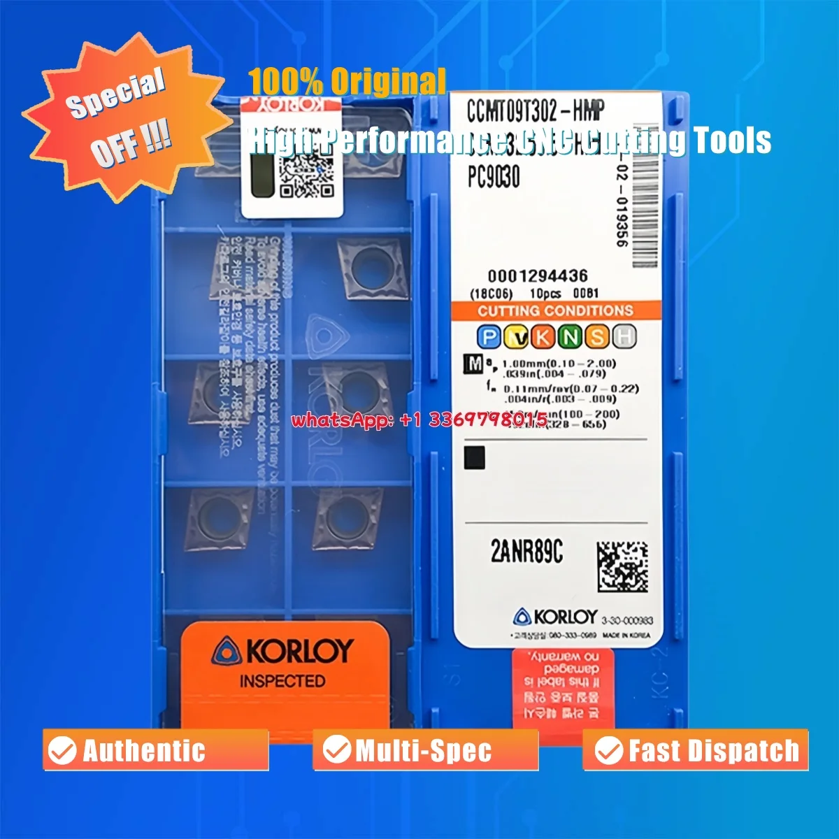 10pcs Original CCMT CCMT06 CCMT09 0602 02 04 CCMT09T3 04 -VF HMP MP C25 NC3225 Turning Insert
10pcs Original CCMT CCMT06 CCMT09 0602 02 04 CCMT09T3 04 -VF HMP MP C25 NC3225 Turning Insert