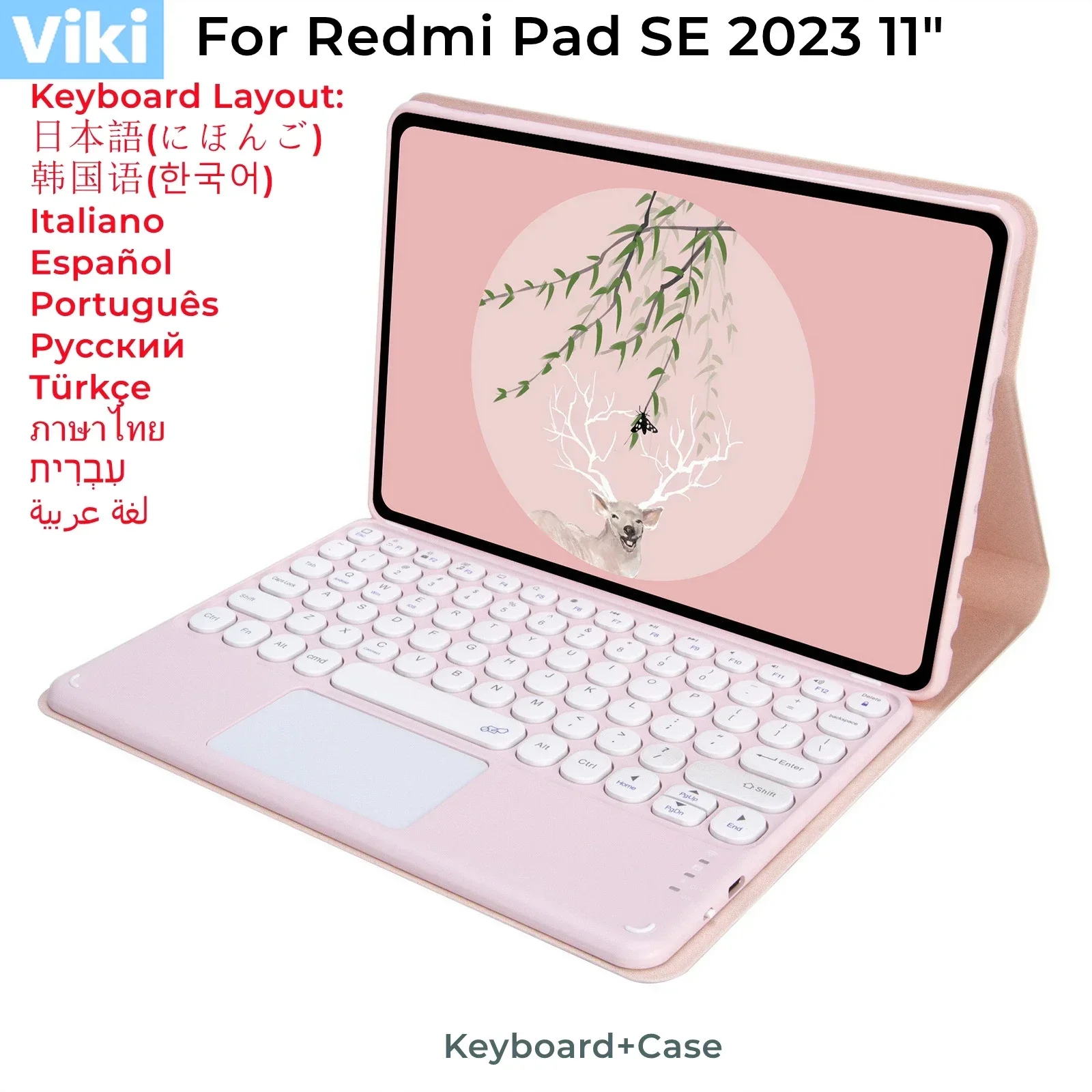 Wireless Magnetic Case Keyboard for Xiaomi Redmi Pad SE 2023 Russian Spanish Korean for Redmipad SE 11 inches Smart Cover Funda
Wireless Magnetic Case Keyboard for Xiaomi Redmi Pad SE 2023 Russian Spanish Korean for Redmipad SE 11 inches Smart Cover Funda