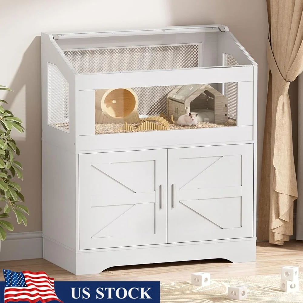 Hamster Cage Large Habitat with Storage Cabinet Ventilated Design Small Animals Great Hamsters Guinea Pigs Rats Hedgehogs
Hamster Cage Large Habitat with Storage Cabinet Ventilated Design Small Animals Great Hamsters Guinea Pigs Rats Hedgehogs
