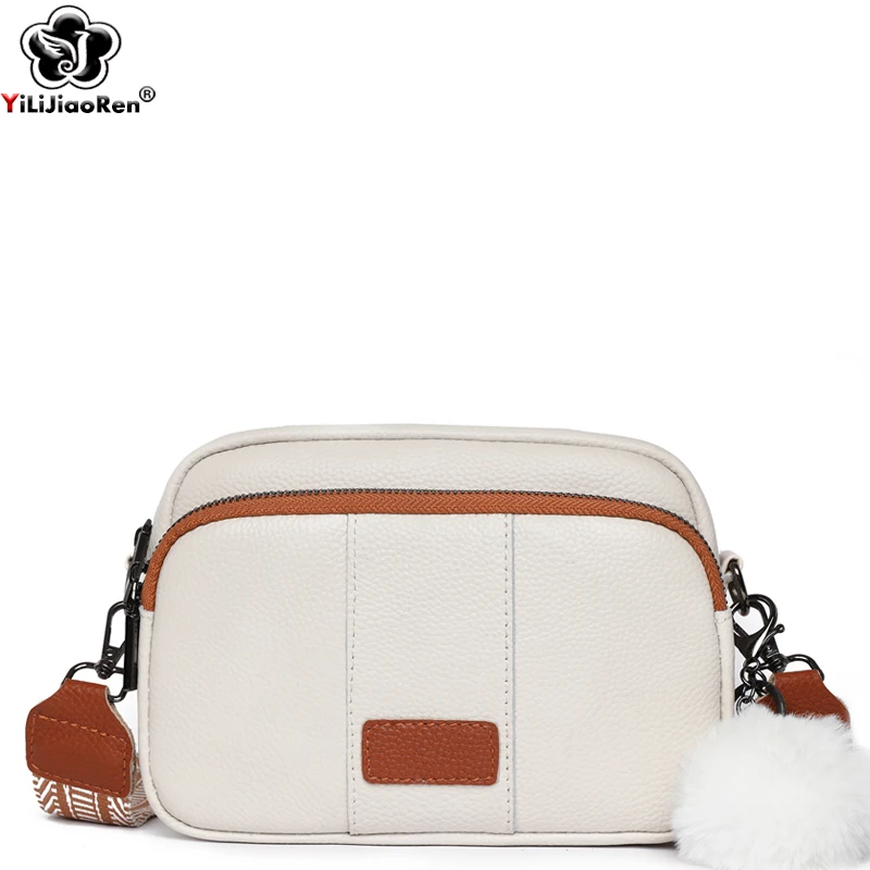 Women Genuine Leather Shoulder Bag Designer Fashion Wide Strap Crossbody Bag Ladies Cowhide Messenger Bag Female Small Handbag
Women Genuine Leather Shoulder Bag Designer Fashion Wide Strap Crossbody Bag Ladies Cowhide Messenger Bag Female Small Handbag