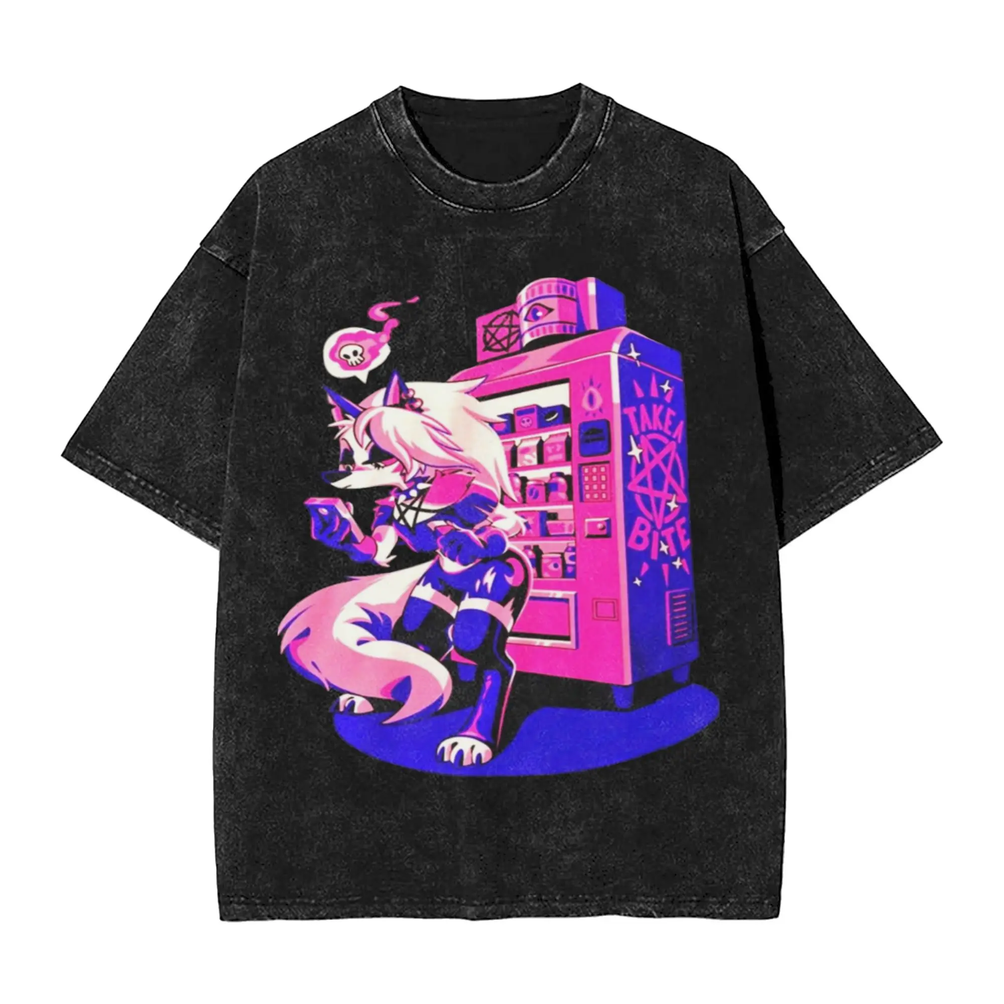 Washed T Shirts Helluva Loona Hip Hop Vintage T-Shirts Oversize Anime Streetwear Short Sleeve Summer Top Tee Shirt for Men Women
Washed T Shirts Helluva Loona Hip Hop Vintage T-Shirts Oversize Anime Streetwear Short Sleeve Summer Top Tee Shirt for Men Women