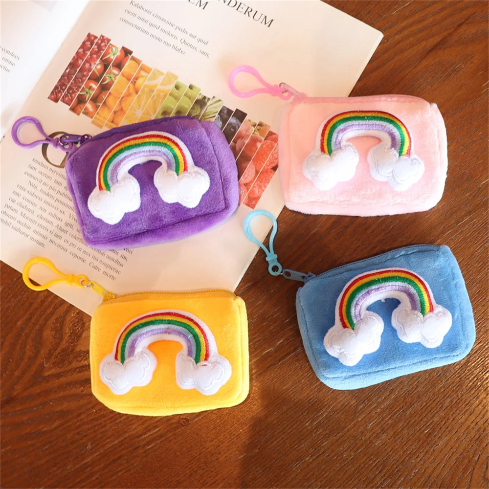 Candy Color 3D Rainbow Coin Purse Plush Small Wallet Zipper Key Pouch Card Holder Mini Headphone Storage Bag for Women Student
Candy Color 3D Rainbow Coin Purse Plush Small Wallet Zipper Key Pouch Card Holder Mini Headphone Storage Bag for Women Student