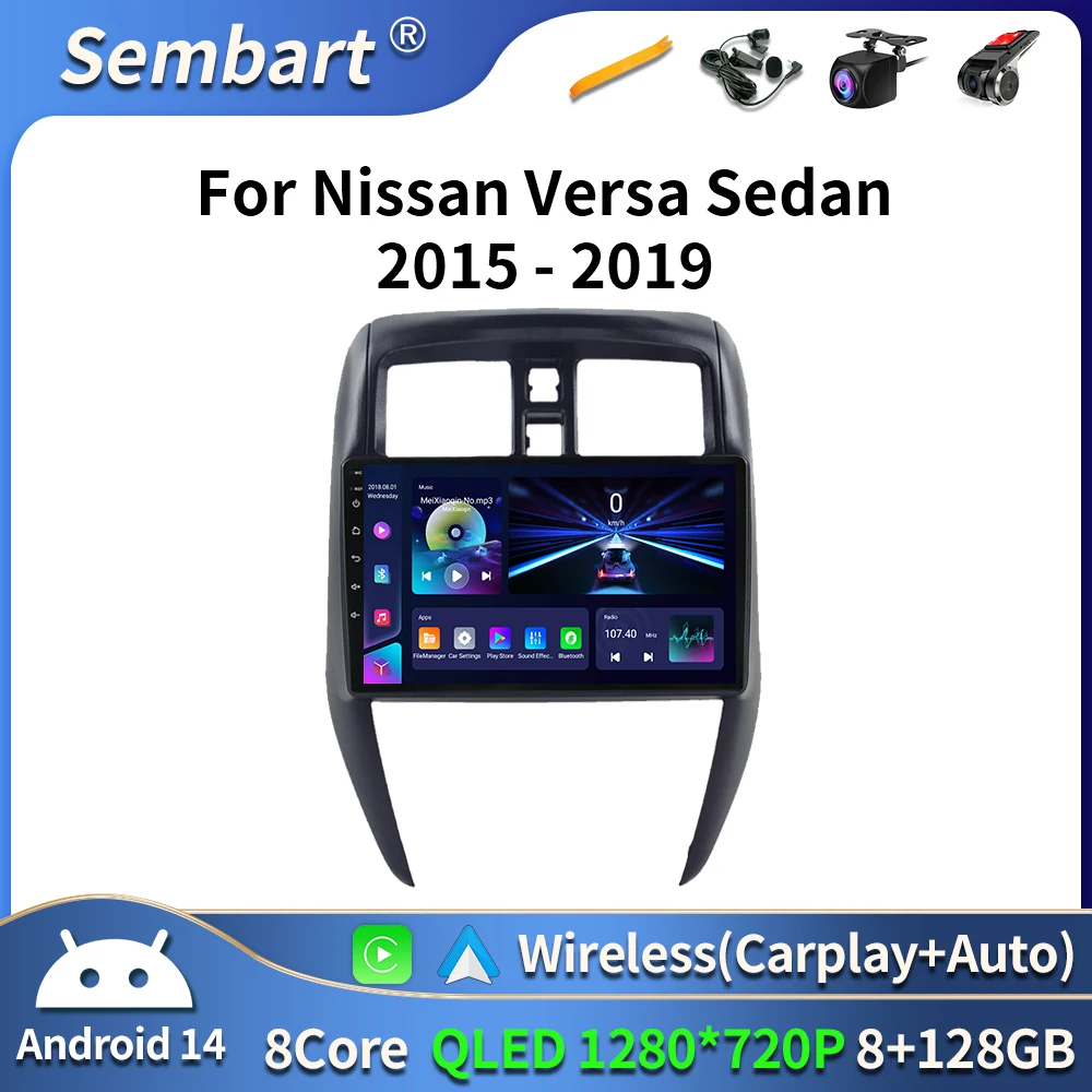 2Din Autoradio 8 Core Car Radio for Nissan Versa Sedan 2015 2016 2017 2018 2019 Stereo Carplay Android Auto GPS Navi 4G DSP QLED
2Din Autoradio 8 Core Car Radio for Nissan Versa Sedan 2015 2016 2017 2018 2019 Stereo Carplay Android Auto GPS Navi 4G DSP QLED