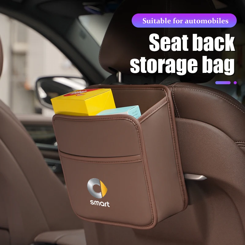 Leather Car Seat Back Storage Bag For Smart Eq Fortwo Forfour 453 451 452 450 454 Roadster Interior Organizer Box Accessories
Leather Car Seat Back Storage Bag For Smart Eq Fortwo Forfour 453 451 452 450 454 Roadster Interior Organizer Box Accessories
